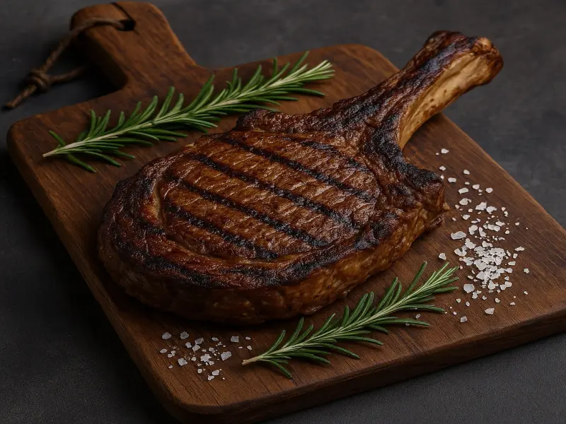 Filet de bœuf parfaitement rosé tranché avec sauce